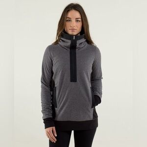 lululemon athletica Charcoal and Black Turtleneck Sweater